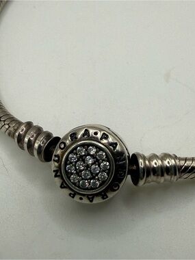 Pandora Signature CZ 7.9” Bracelet